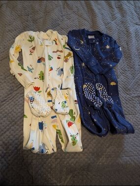 Set Of 2 2T Hanna Andersson Footie Pajamas
